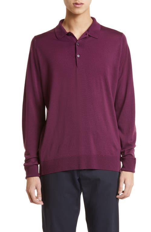 John Smedley Cotswold Wool Polo Sweater Product Image