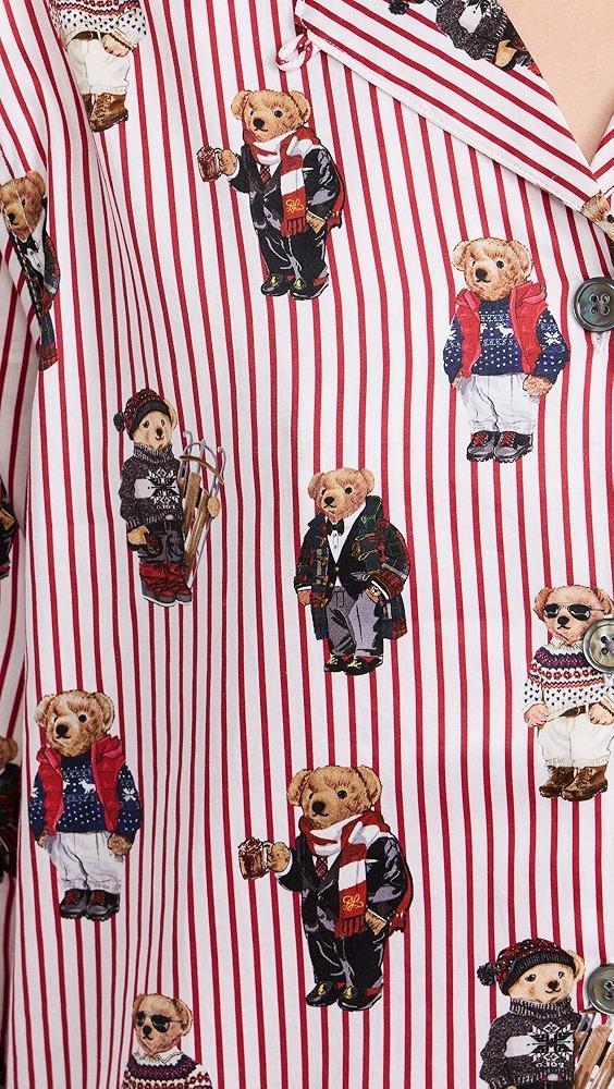 Polo Ralph Lauren Polo Bear Motif Pajama Set | Shopbop Product Image