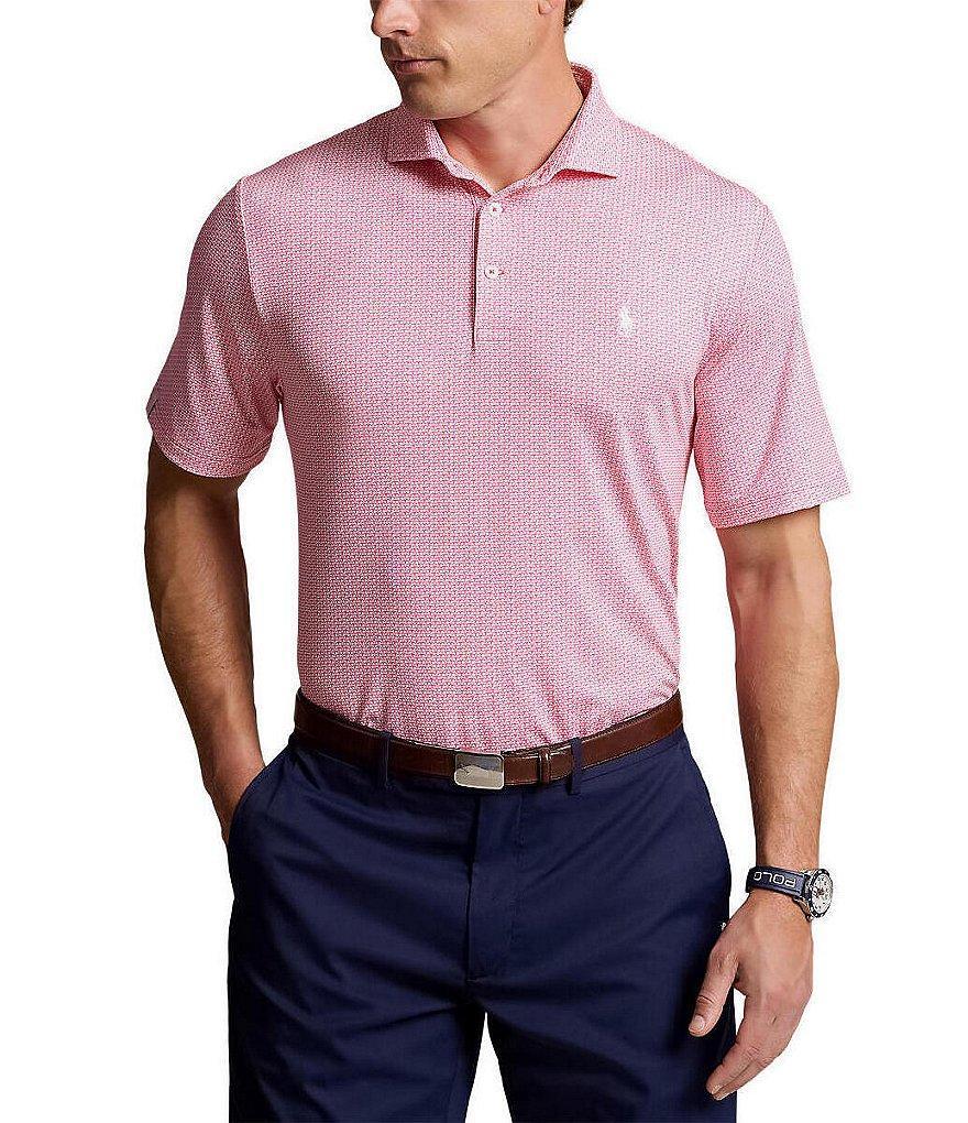 Polo Ralph Lauren RLX Golf Classic Fit Performance Stretch Micro-Floral Print Short Sleeve Polo Shirt Product Image