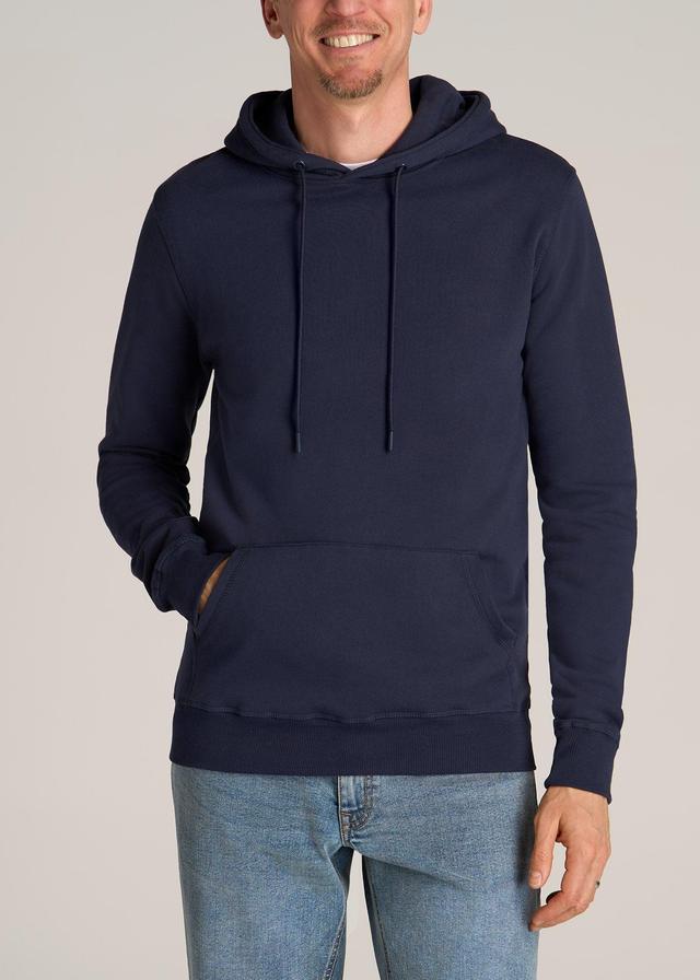 Wearever Fleece Pullover Men's Tall Hoodie in Navy Product Image