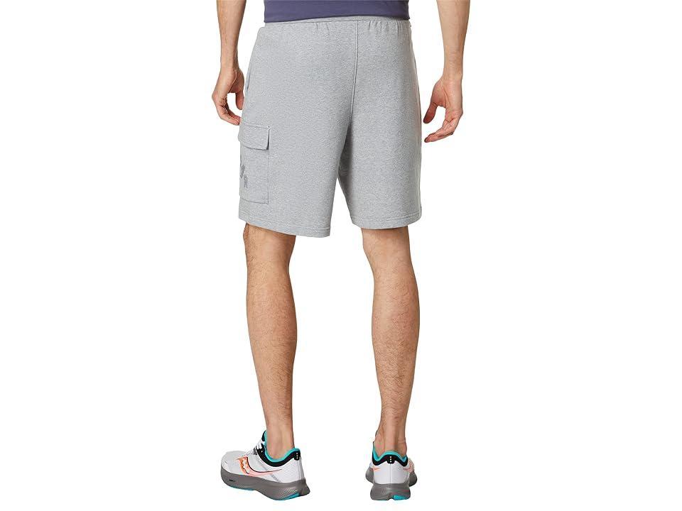 Saucony Rested Sweatshorts (Light Grey Heather) Men's Shorts Product Image