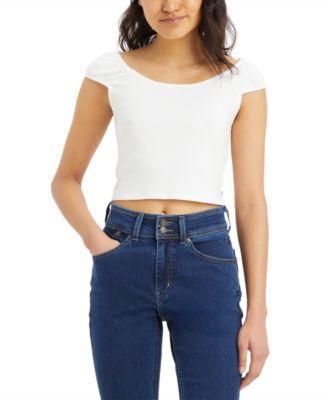 Levis Womens Lucille Crewneck Cotton Short-Sleeve Top product image