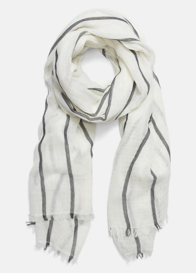 Cotton Gauze Awning Stripe Scarf Product Image