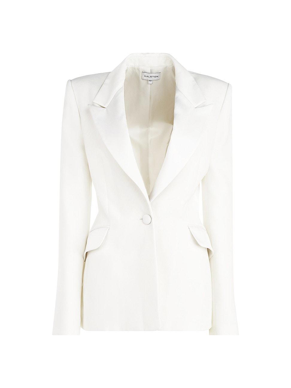 Womens Ulyssa Crepe Tailored Blazer Product Image