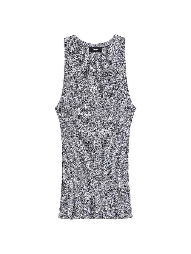 Womens Rib-Knit Vest Product Image