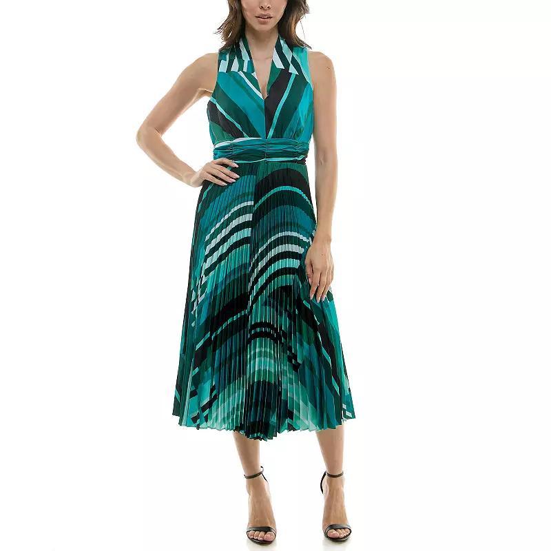 Womens Maison Tara V-Neck Skirt Midi Dress product image