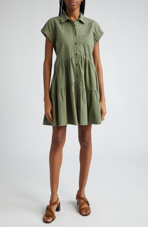 Womens Trisha Tiered Shirtdress Product Image