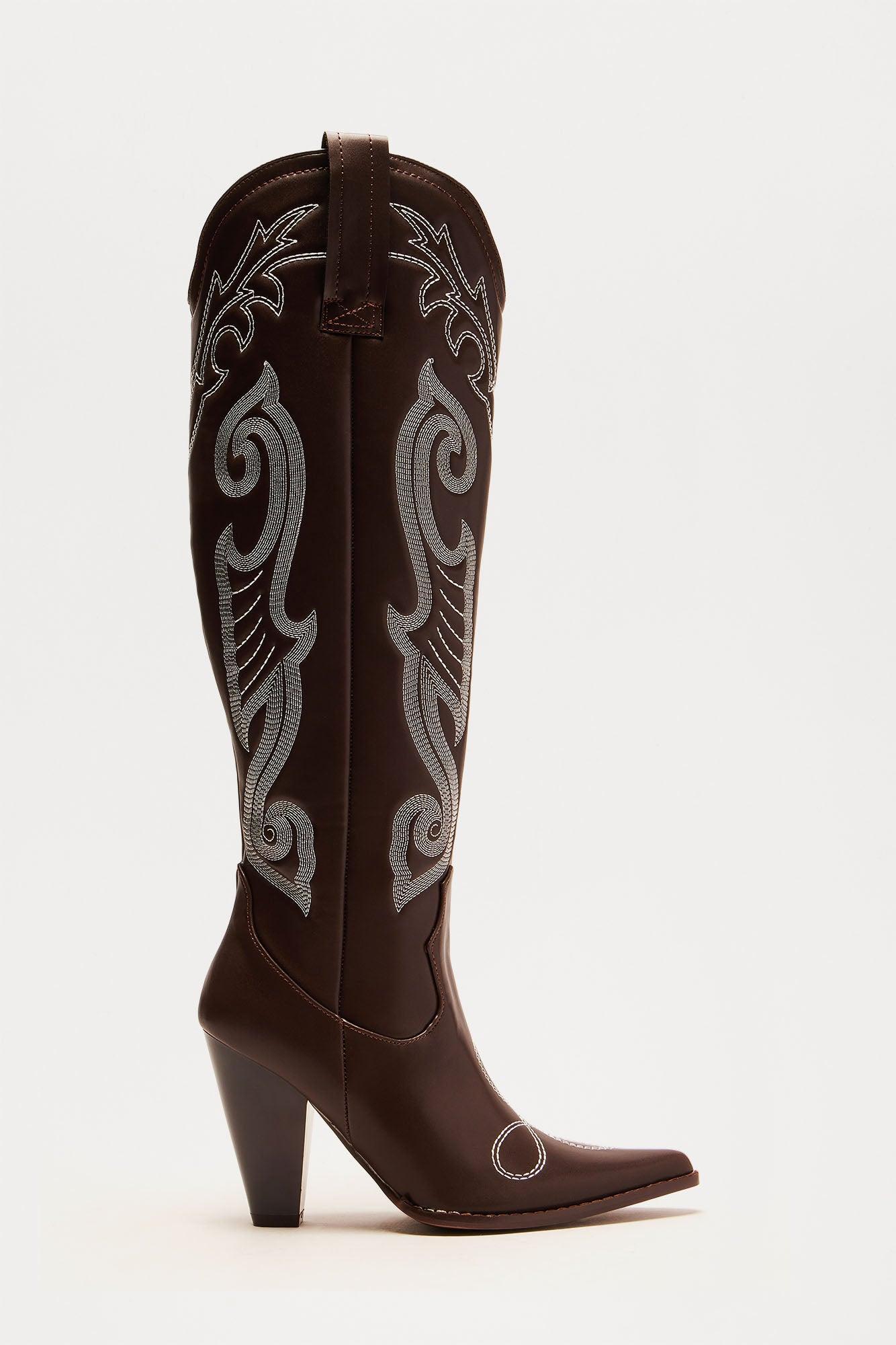 Houston Hottie Cowboy Boots - Brown Product Image