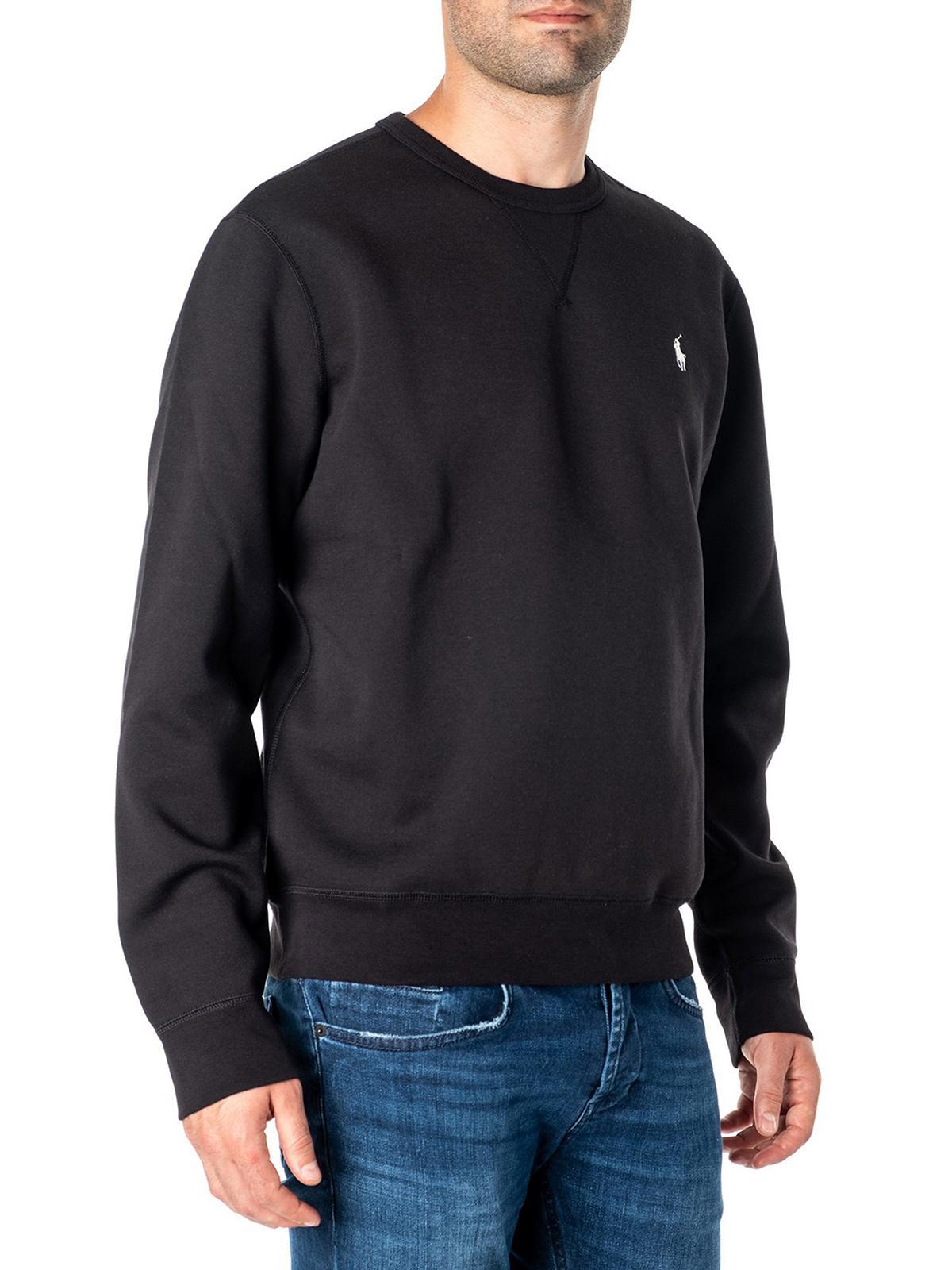 POLO RALPH LAUREN Black Cotton Blend Sweatshirt Product Image