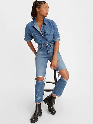 Levi's Original Cropped Women's Jeans Product Image