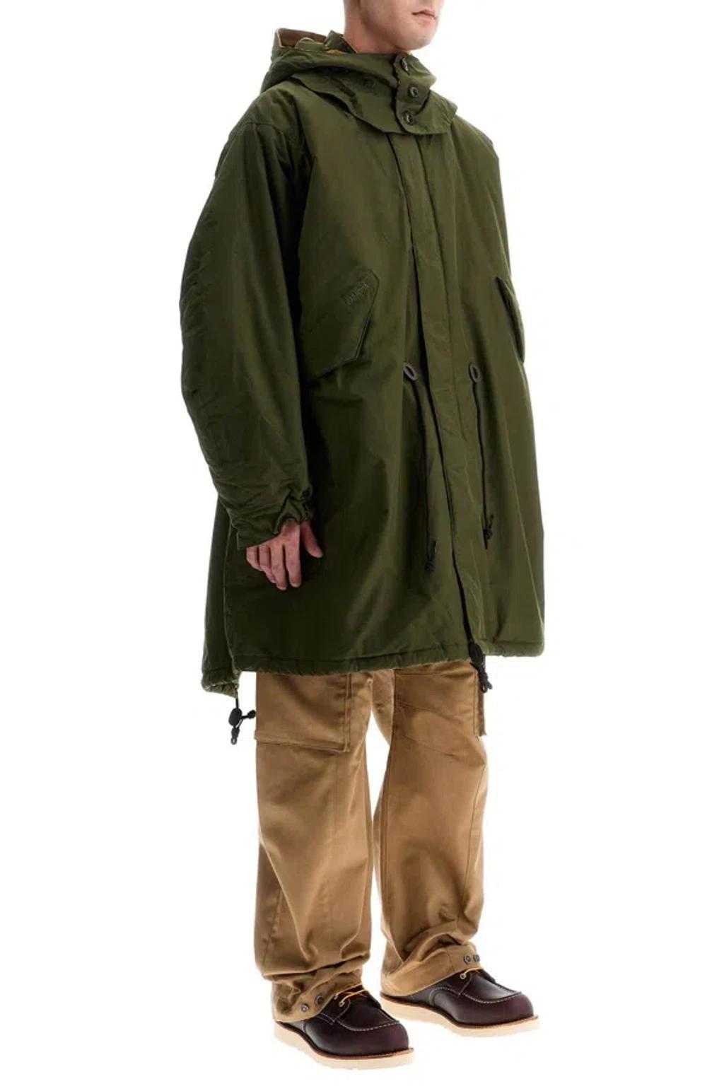 BARBOUR X Baracuta Mods Fishtail Parka In Green Product Image