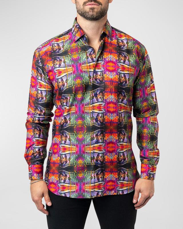 Mens Fibonacci Benjamin Dress Shirt Product Image