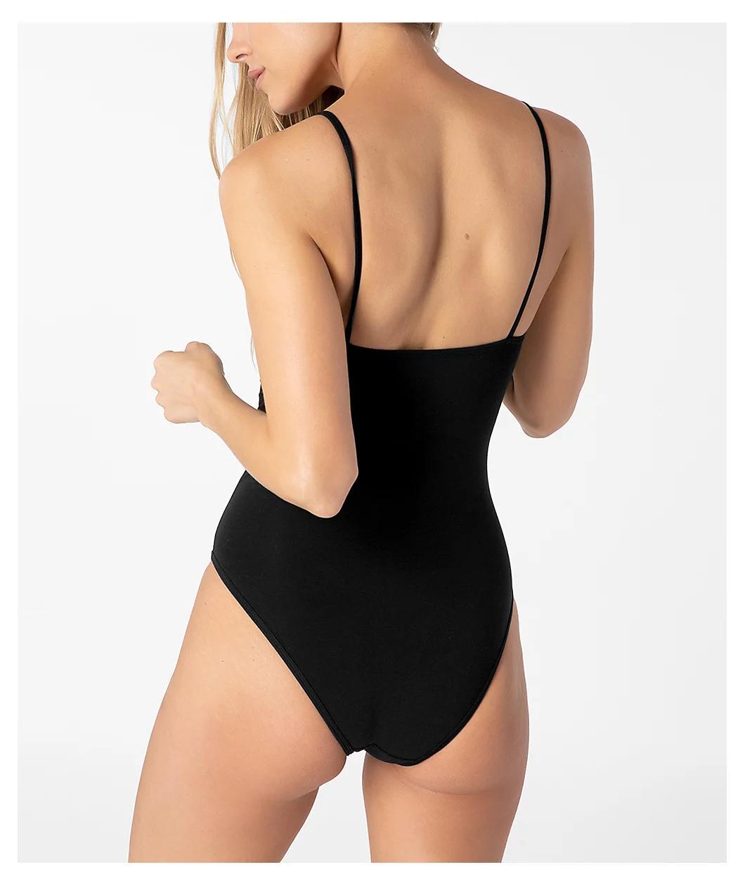 Ethika Basic Black Bodysuit Product Image