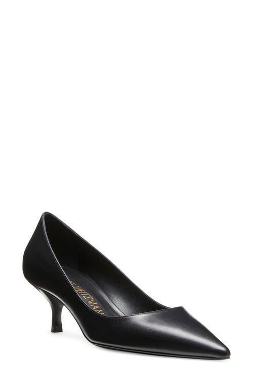 Womens Stuart 50MM Patent Leather Kitten-Heel Pumps Product Image