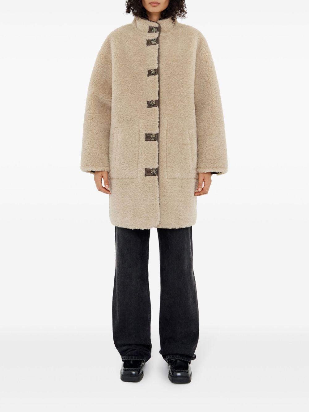 reversible faux-shearling coat Product Image