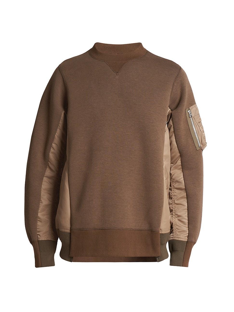 Mens Sponge Nylon Sweatshirt Product Image