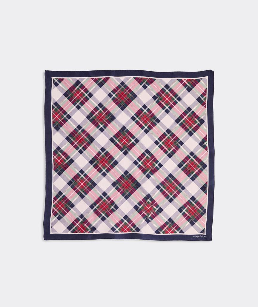 Balsam Plaid Silk Bandana Product Image