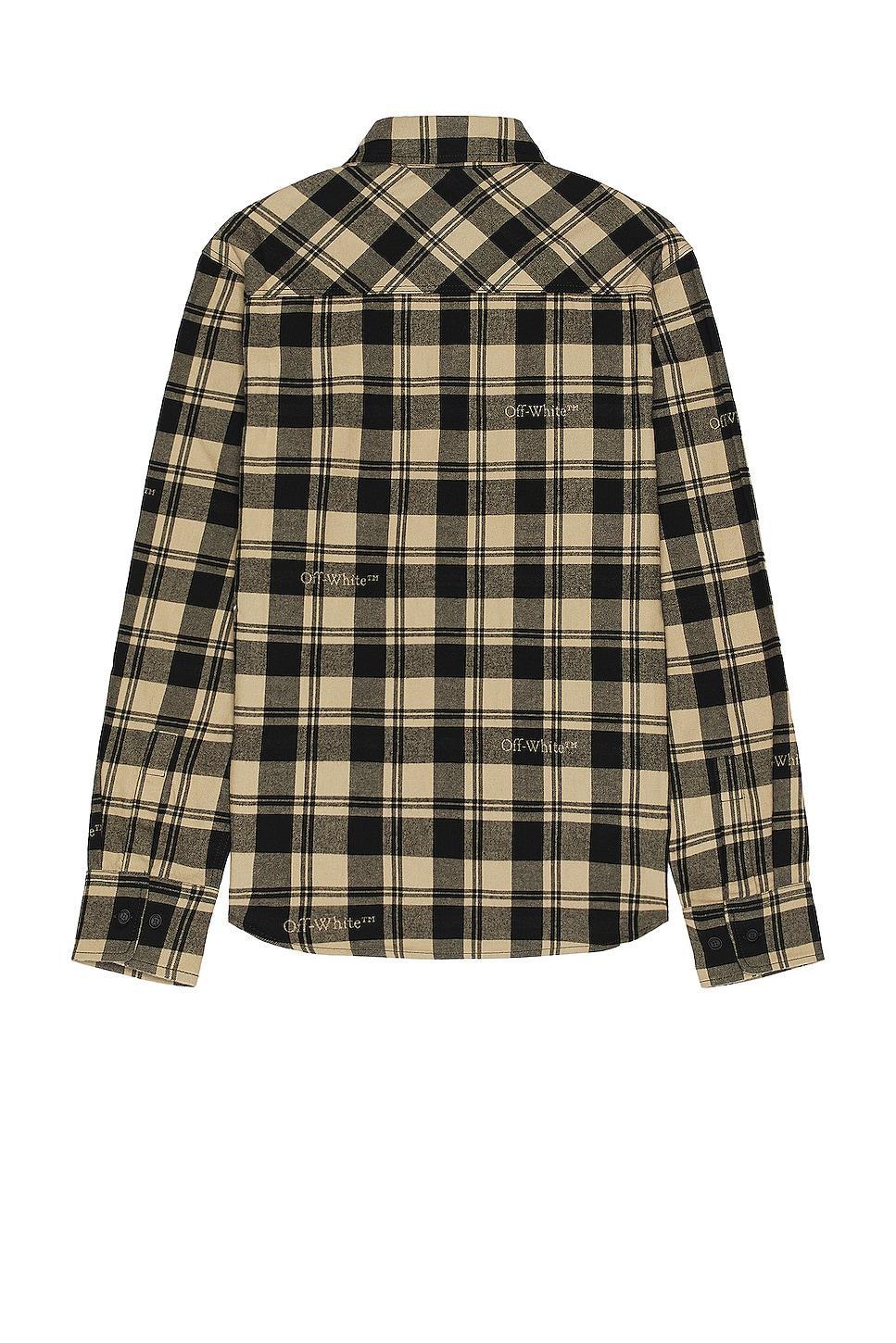 OFF-WHITE Check Flannel Shirt Size M, S, XL/1X. Product Image