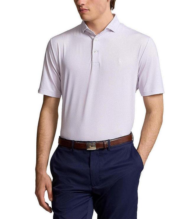 Polo Ralph Lauren RLX Golf Classic Fit Performance Stretch Micro Floral Print Short Sleeve Polo Shirt Product Image