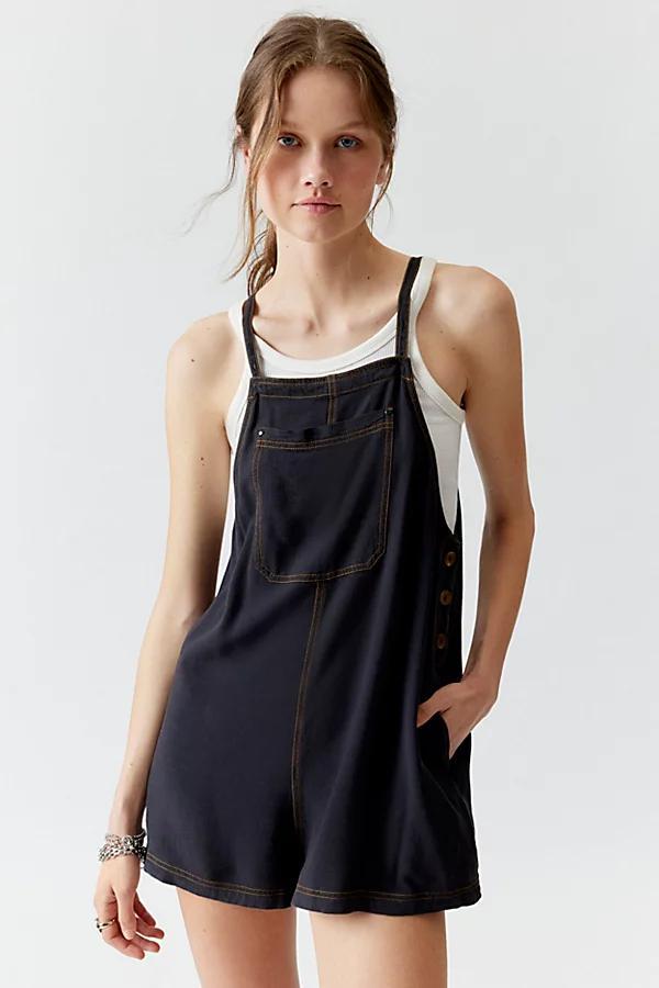 Urban Outfitters UO Greta Overall Romper Womens at Urban Outfitters Product Image