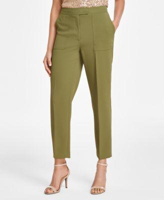 Anne Klein Womens Slim-Leg Ankle Pants Product Image