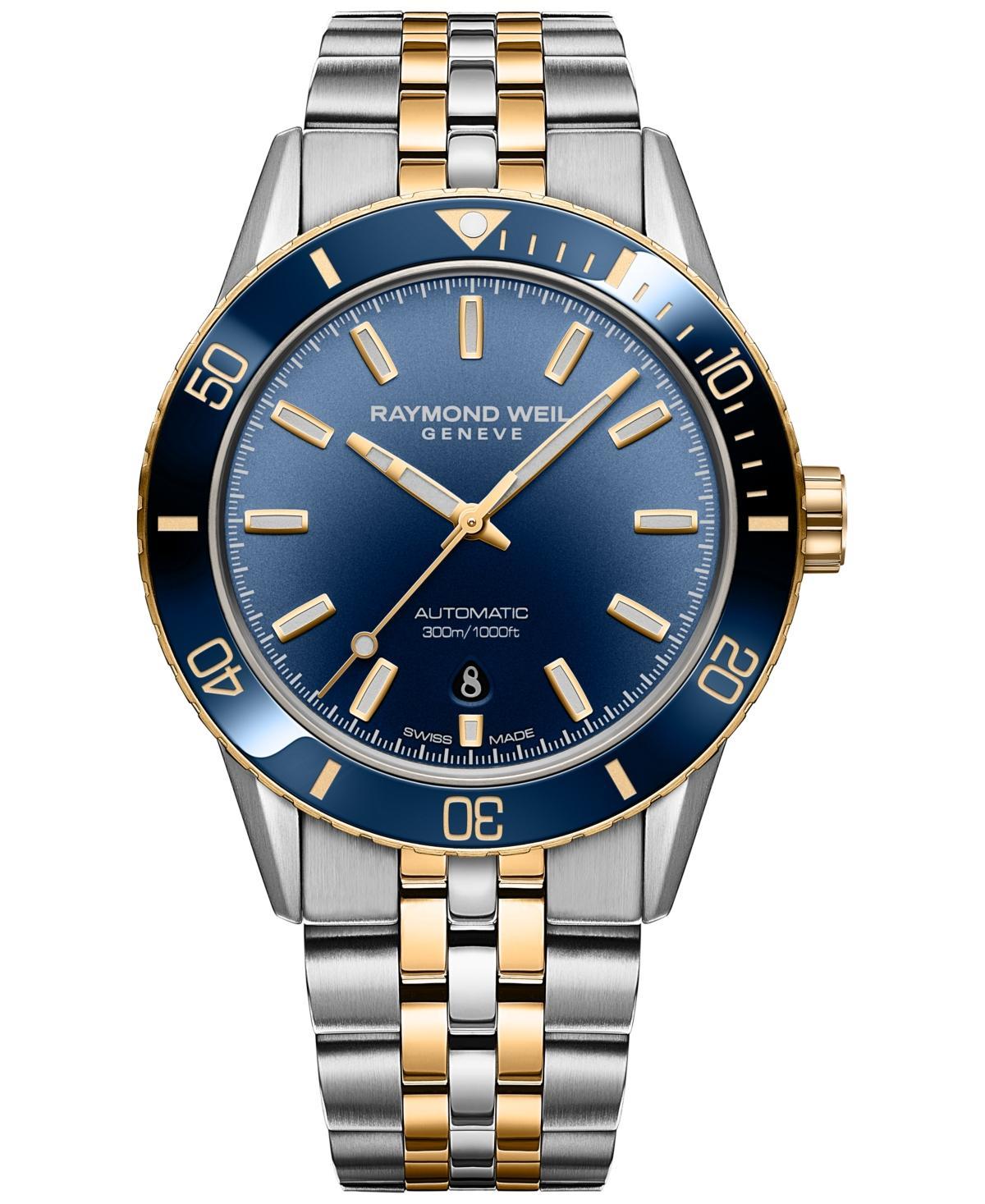 Mens Freelancer Diver Two-Tone Stainless Steel Watch Product Image