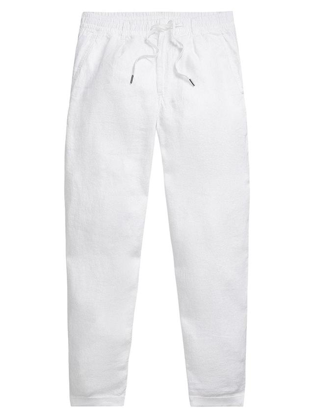 Mens Athletic Linen Trousers Product Image