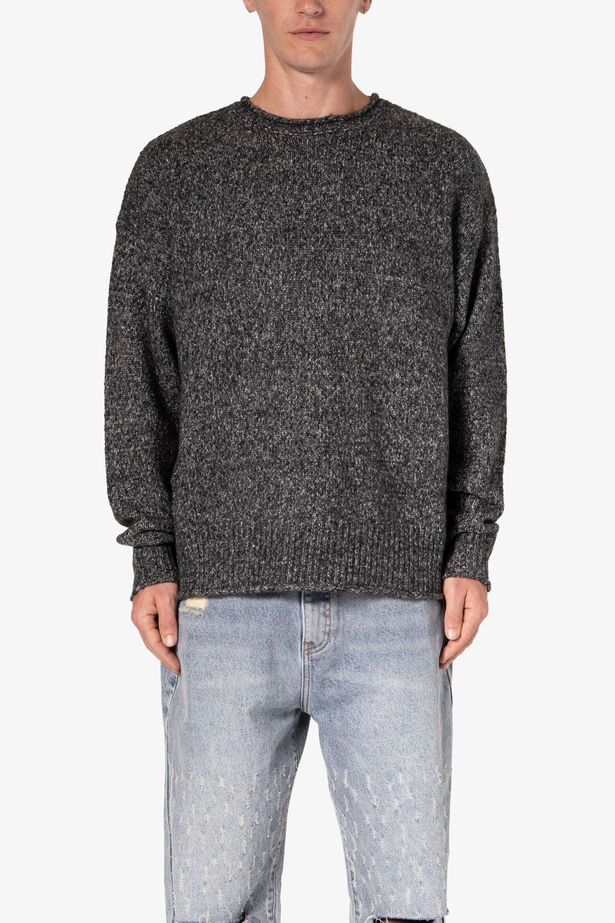 Grain Sweater - Black/Grey Product Image