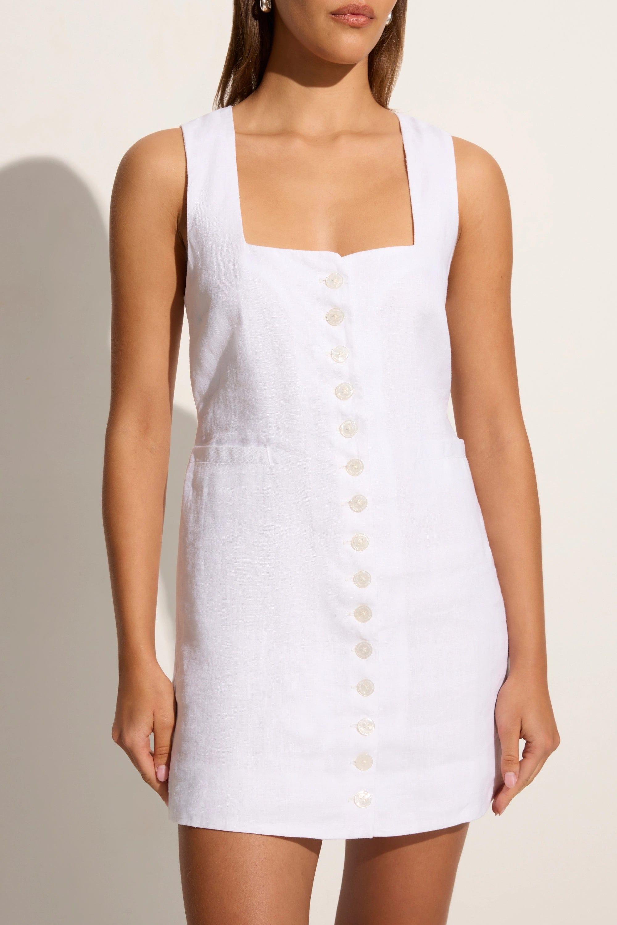 Marinia Mini Dress White Product Image