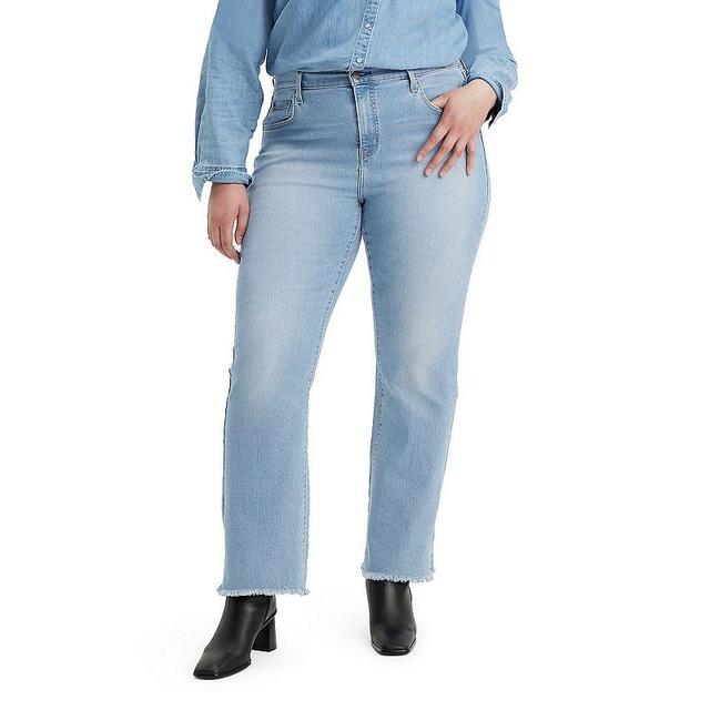 Plus Size Levis 725 High-Rise Bootcut Jeans, Womens Light Blue Product Image