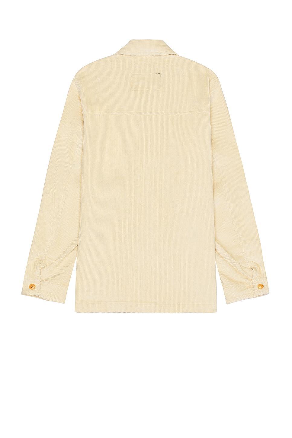 Schott Wale Chore Jacket Cream. (also in L, M, XL/1X). Product Image