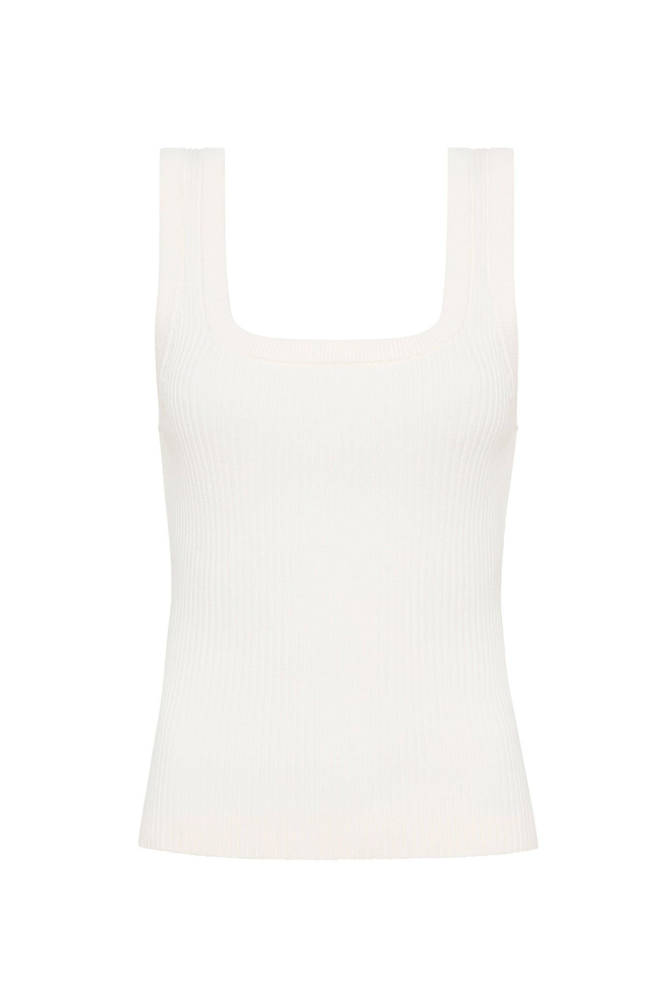 Bronte Scoop Neck Rib Tank Product Image