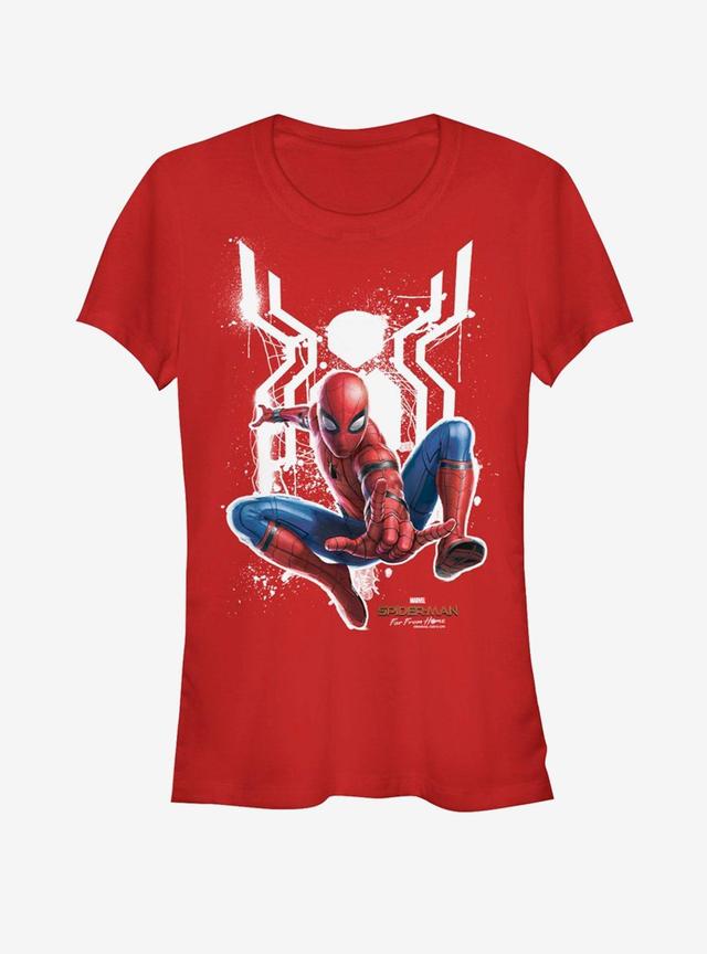 Marvel Spider-Man Far From Home Painted Spider Girls T-Shirt Product Image