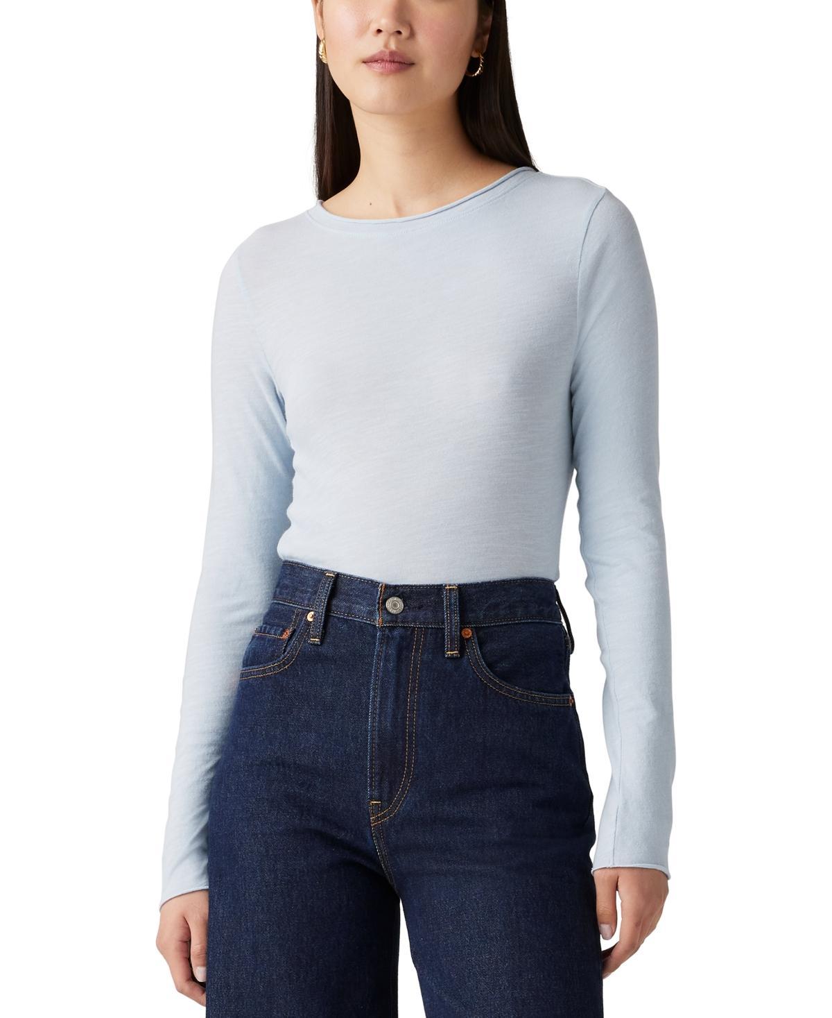 Levis Womens Cotton Lightweight Slub Long-Sleeve Top Product Image