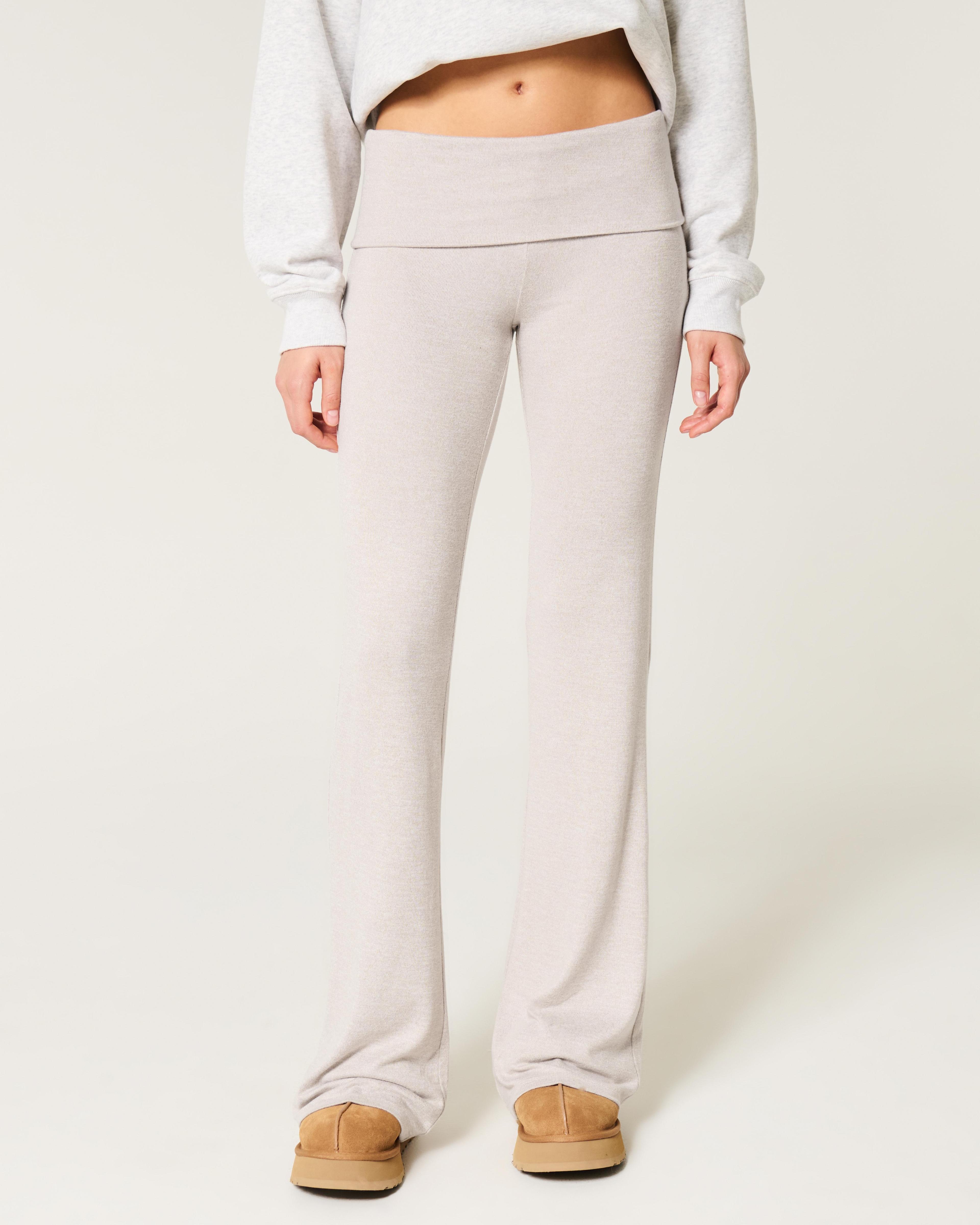 Cozy Knit Foldover Waist Sleep Pants Product Image