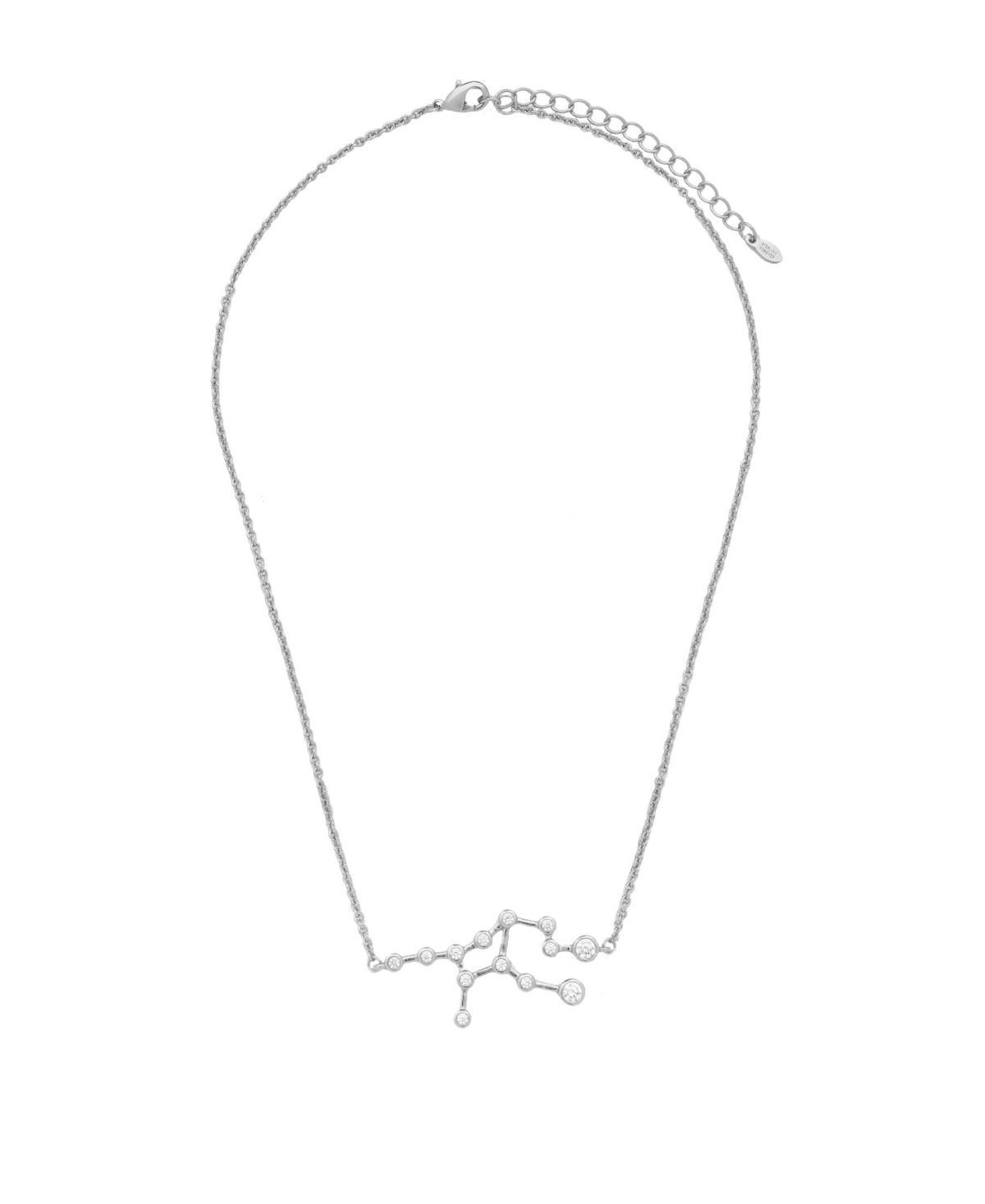 Womens When Stars Align Constellation Necklace in Silver Plated Product Image