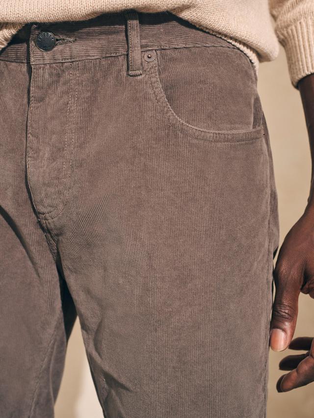 Stretch Corduroy 5-Pocket Pant (30" Inseam) - Rugged Grey Male Product Image