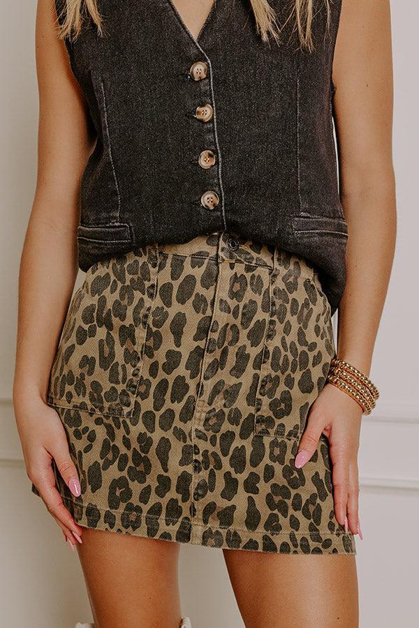 The Kinsley High Waist Mini Skirt Product Image