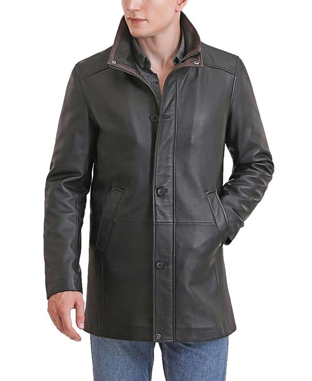 Bgsd Men Byron Leather Car Coat Product Image