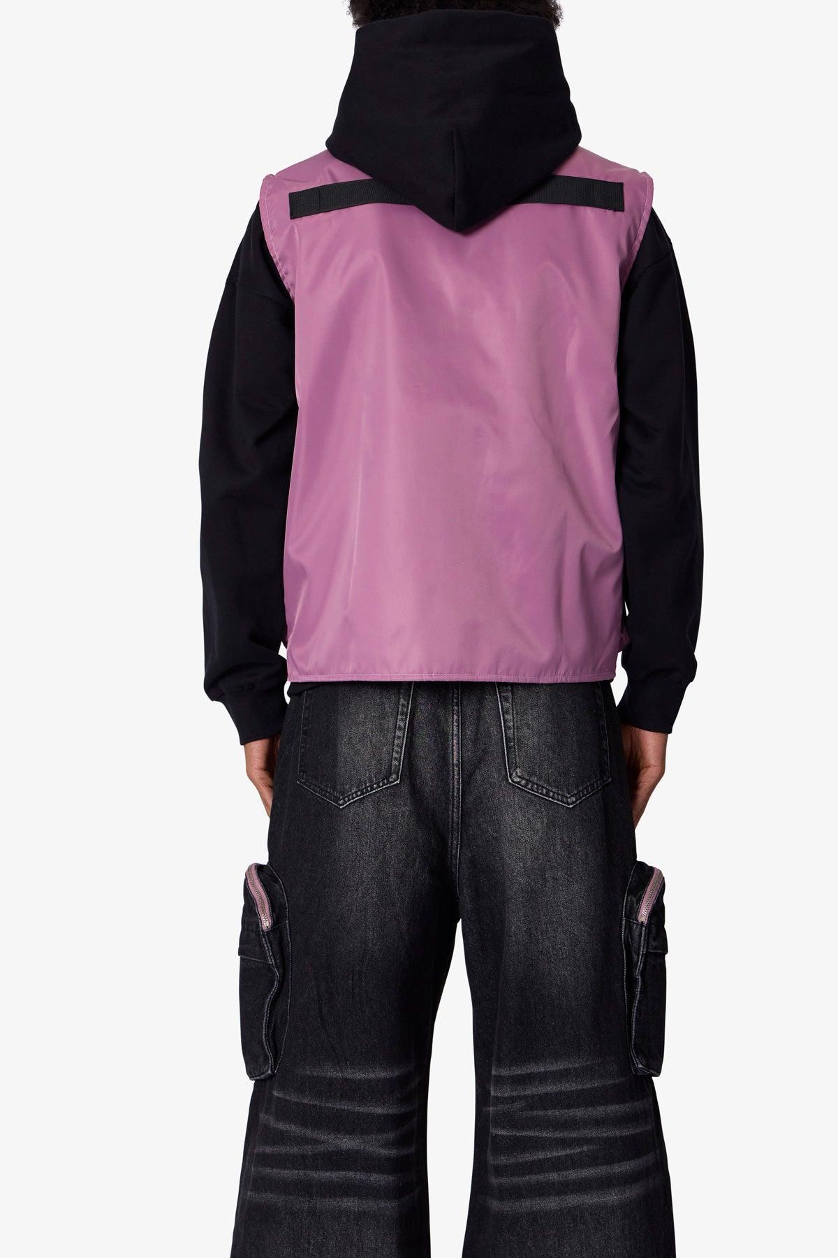 Nylon Utility Vest - Pink Product Image