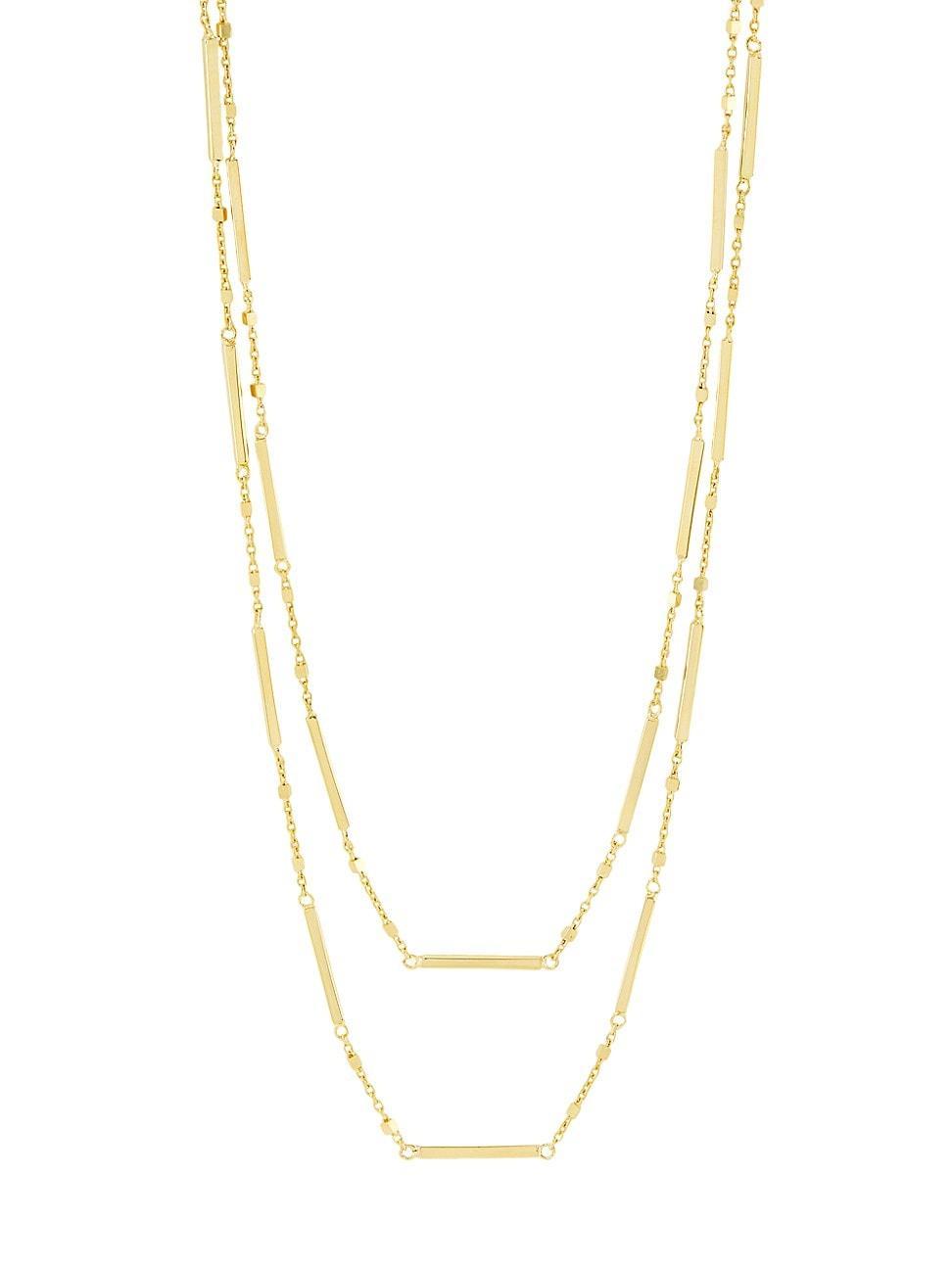 Jennifer Zeuner Patti Double Chain Necklace Product Image