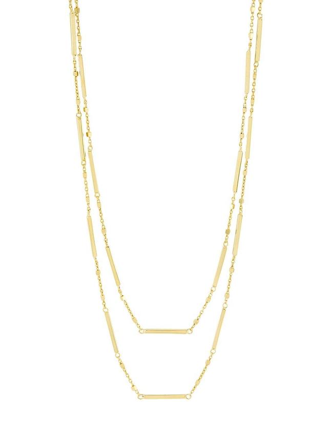 Jennifer Zeuner Patti Double Chain Necklace Product Image