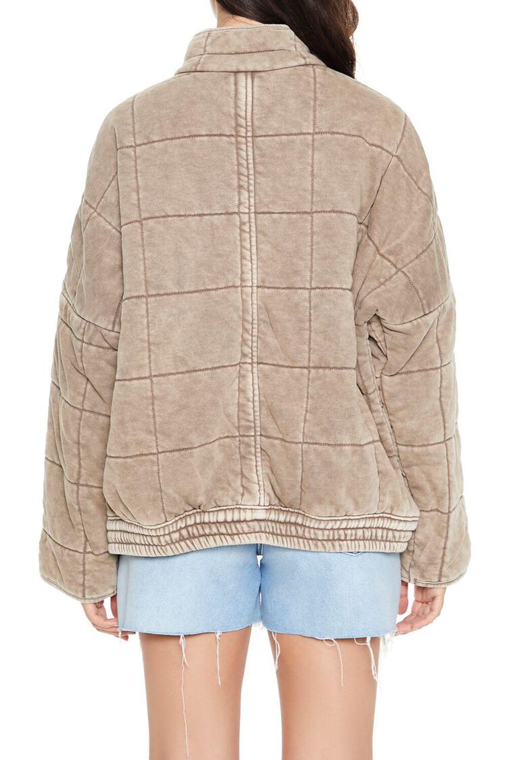 Quilted Zip-Up Jacket | Forever 21 Product Image