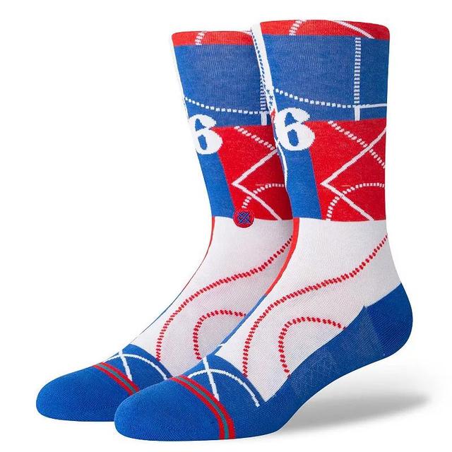 Mens Stance Philadelphia 76ers NBA Zone Crew Socks Product Image