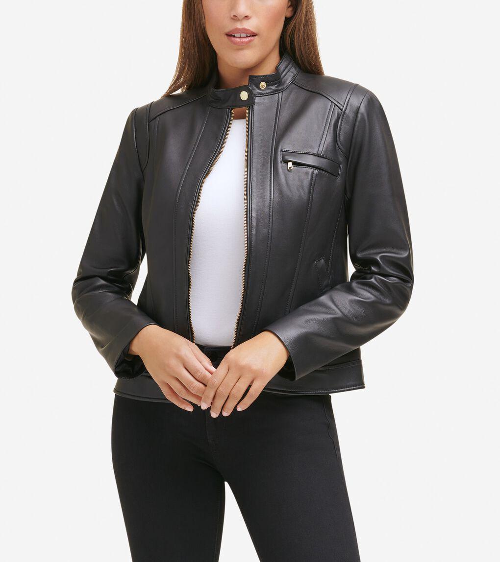 Women's Lambskin Leather Jacket product image