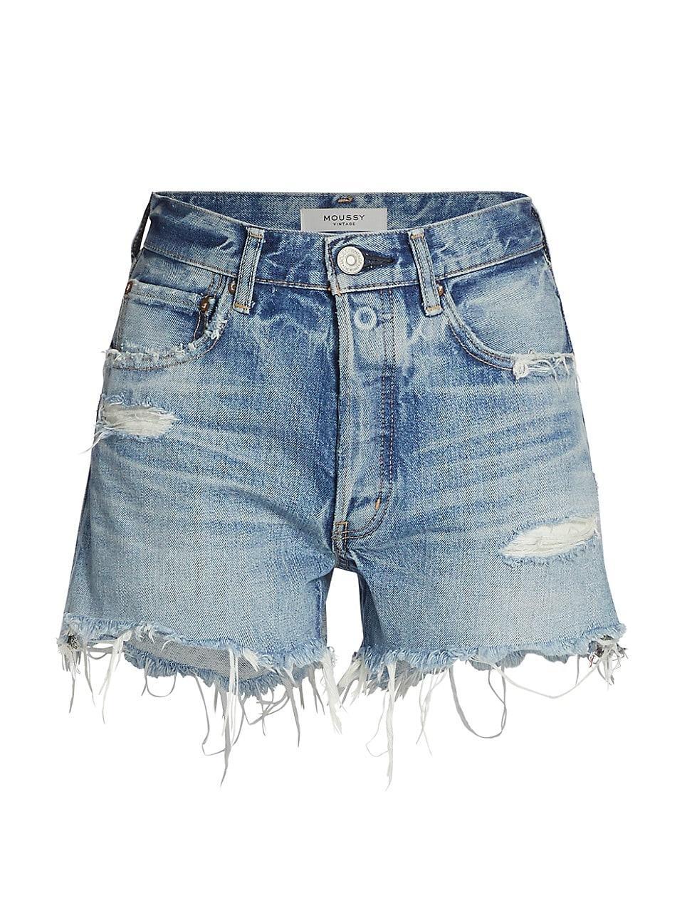 Womens Packard Distressed Denim Shorts Product Image