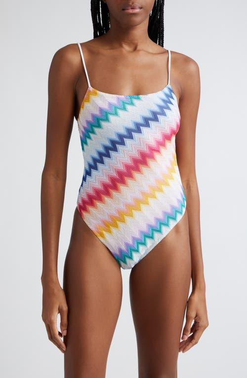 Womens Knit One-Piece Swimsuit Product Image