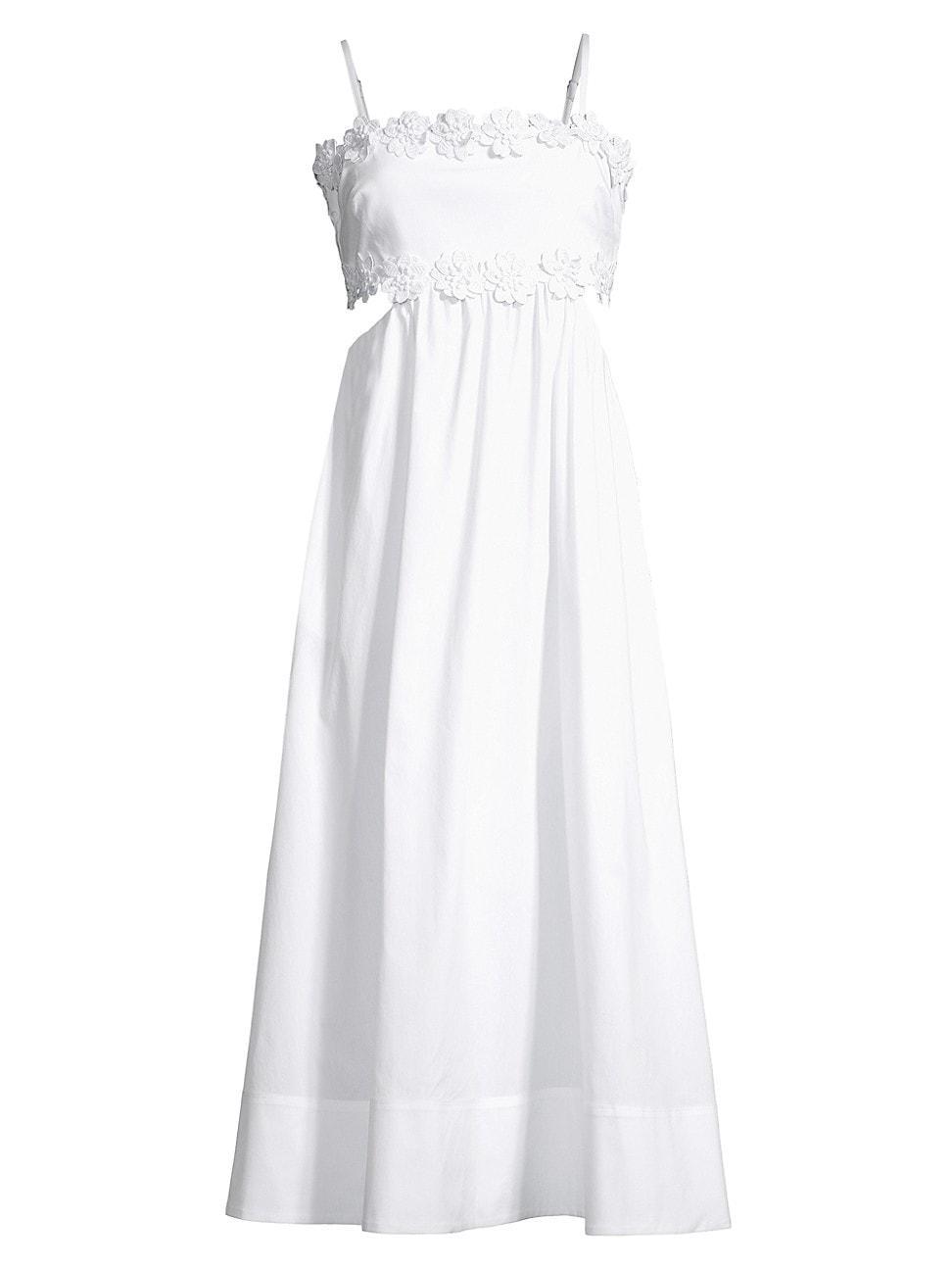 Womens Priscilla Cotton-Blend Midi-Dress Product Image