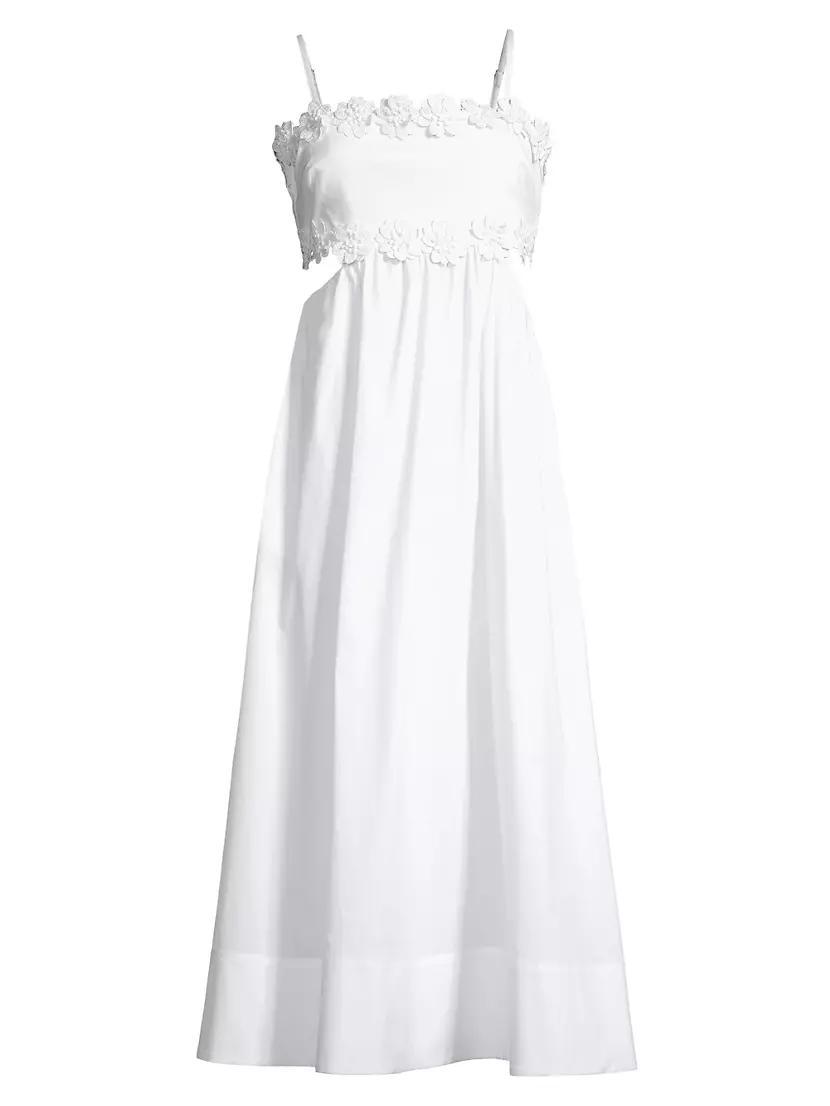 Priscilla Cotton-Blend Midi-Dress product image