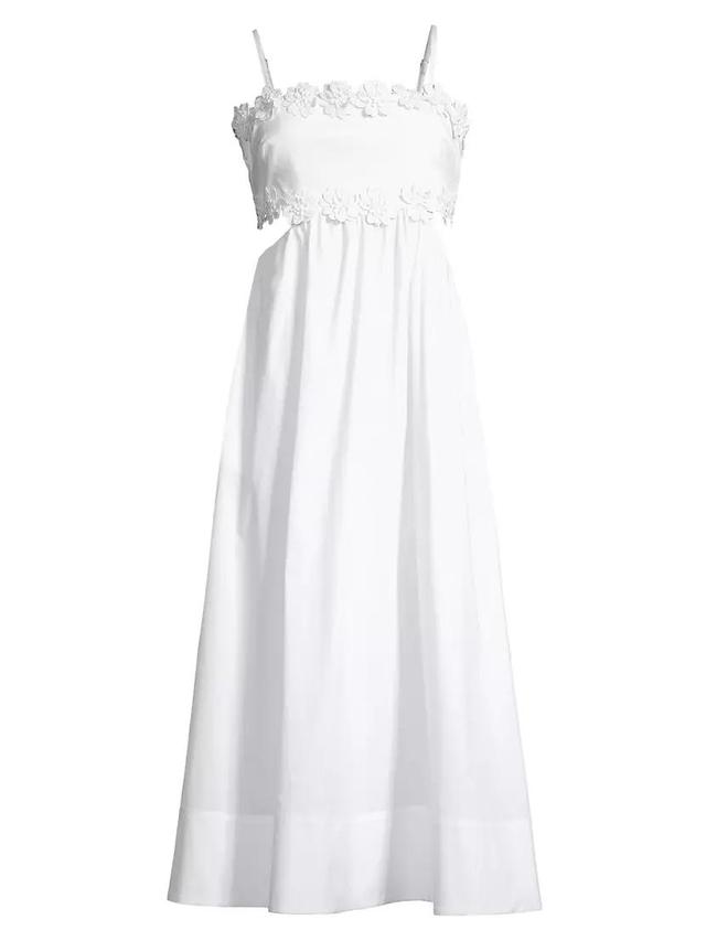 Priscilla Cotton-Blend Midi-Dress Product Image